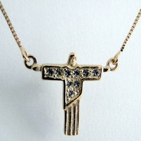 Gargantilha - Cristo - ID:1522D