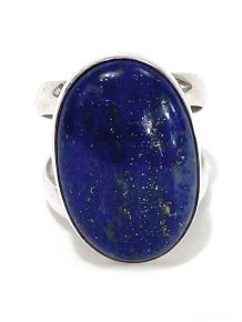 Anel - Lapiz Lazuli - Prata - Aro 20 - ID:2305