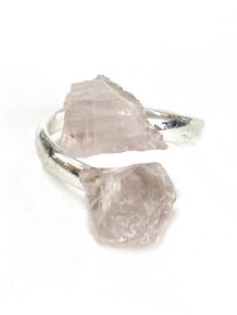 Anel - Quartzo Rosa - Regulável - ID:5255