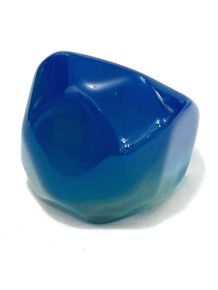 Anelão - Ágata Azul - Aro 14 - ID:2575