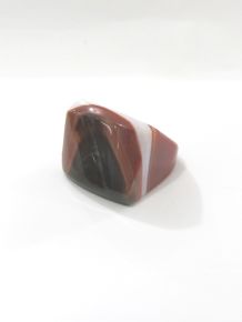 Anelão - Ágata Marrom - Aro 15 - ID:2268