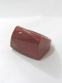 Anelão - Ágata Marrom - Aro 16 - ID:3627