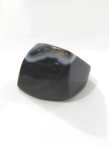 Anelão - Ágata Negra - Aro 15 - ID:2191