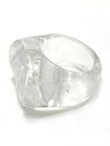 Anelão - Cristal de Quartzo - Aro 15 - ID:2221