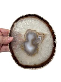 Chapa - Agata - Borda Banhada - 18 cm - ID:5503