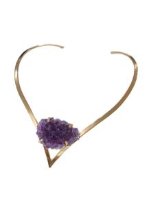 Choker - Ametista - Drusa - ID:5475