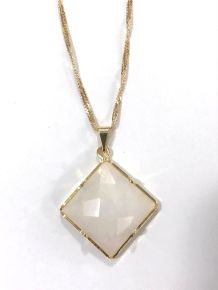 Corrente - Quartzo Branco - ID:5191