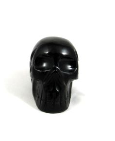 Crânio - Obsidiana negra - ID:4509