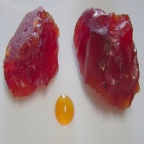 Opala de Fogo Cabochão - ID:617