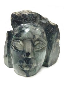 Face Índio - Biotita e Esmeralda - ID:1863