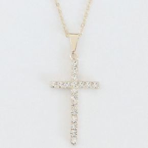 Gargantilha - Cruz Strass - ID:1481