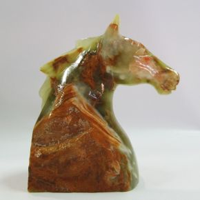 Escultura - Cavalo - Alabastro - ID:2091