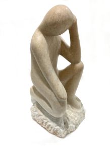 Pedra Sabão - Escultura - Pensador - ID:1138