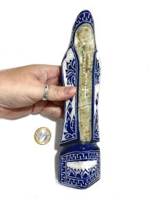 Pedra Sabão - Nossa Senhora - Manto Azul - ID:1004