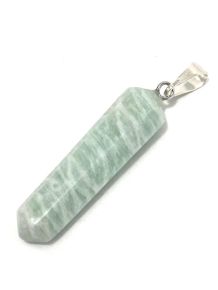 Pingente - Amazonita - Ponta - ID:3552