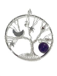 Pingente - Ametista - Arvore - ID:3690