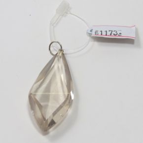 Pingente - Cristal de Quartzo - Prata - ID:1173