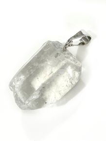 Pingente - Cristal de Quartzo - Bruta - ID:1209