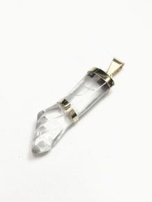 Pingente - Cristal de Quartzo - Figa - ID:3455