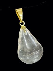 Pingente - Cristal de Quartzo - Prata - ID:1175