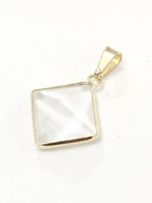 Pingente - Cristal de Quartzo - Pirâmide - ID:1413