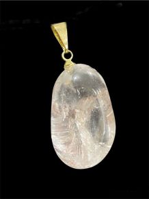 Pingente - Cristal de Quartzo - Ponta Natural - ID: 822