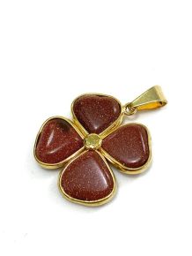 Pingente - Pedra do Sol - Trevo - ID:3454