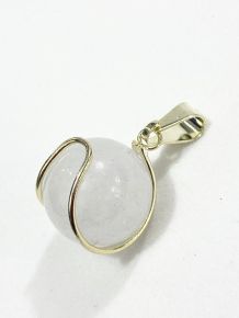 Pingente - Quartzo Branco - Esfera - ID:4702