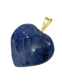 Pingente - Sodalita - Coração - ID:2622