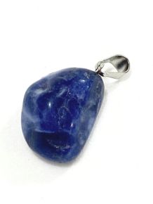 Pingente - Sodalita - Rolada - ID:4472