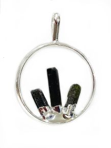 Pingente - Turmalina Verde - Aliança - ID:1086