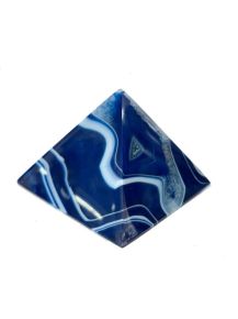 Pirâmide - Agata Azul - 7.5 x 5.6cm - ID:5515