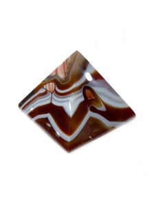 Pirâmide - Ágata - 6 x 4.7 cm - ID:2681