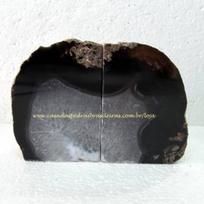 Suporte de Livro - Ágata Natural - ID:1387