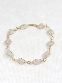Pulseira - Quartzo Rosa - ID:1001