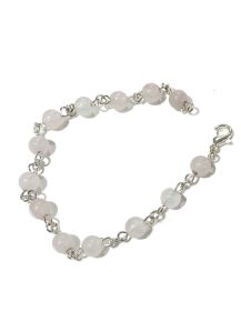 Pulseira - Quartzo Rosa - Esfera 5mm - ID:2426