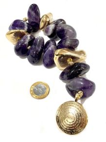 Terço - Colar de Mesa M - Banhado a Ouro - ID:5500