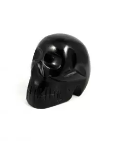 Crânio - Obsidiana negra - ID:4510