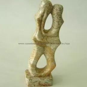 Pedra Sabão - Escultura Alma Gêmea - ID:99