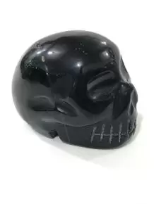 Crânio - Obsidiana Negra - ID: 4753